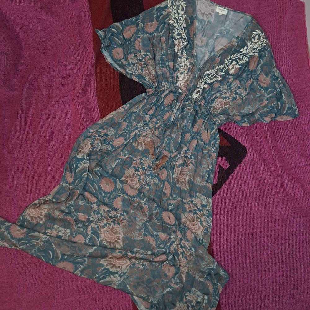 Cost Plus World Market Floral Patterned Garment